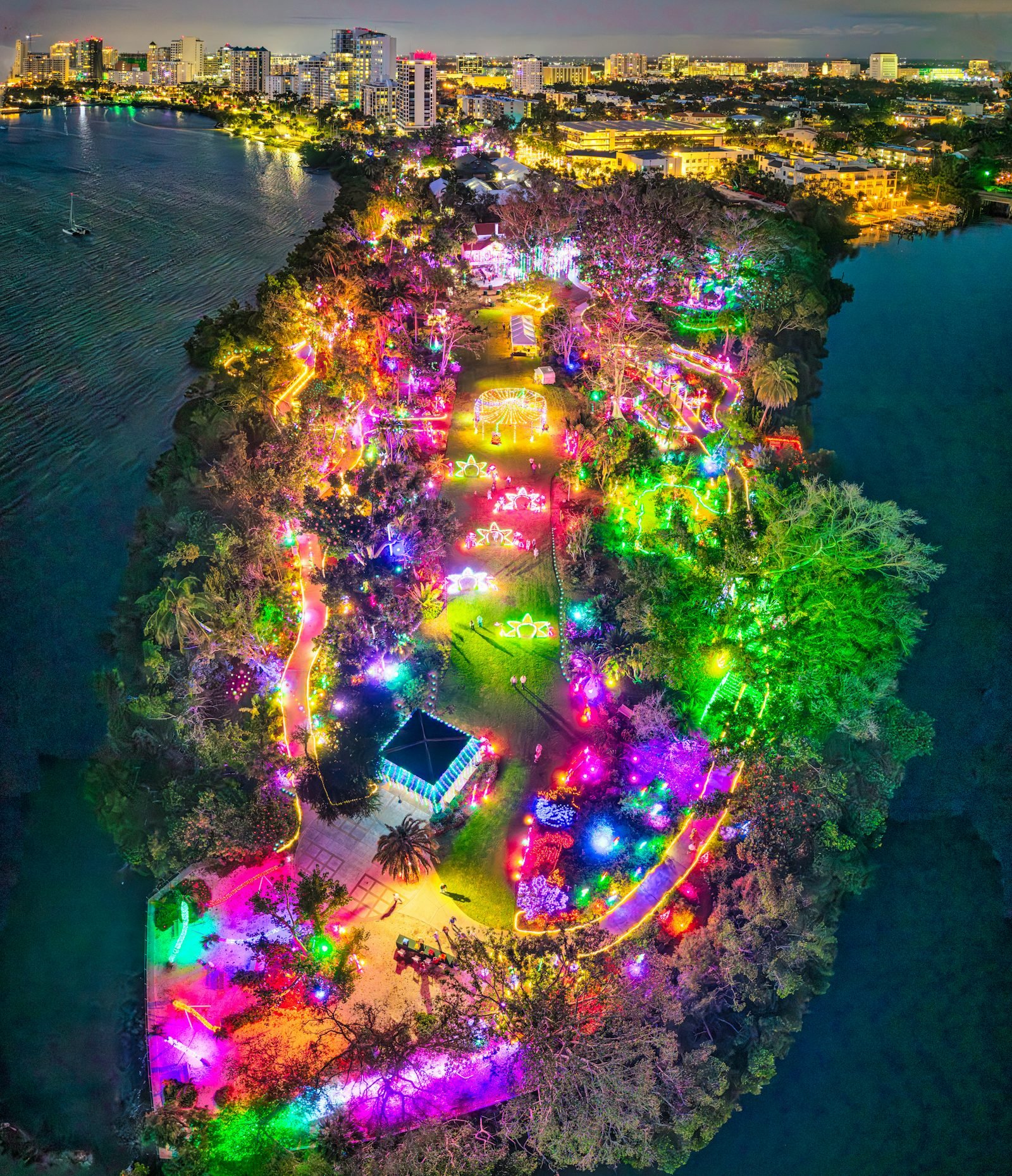 Sarasota Skyline at Night